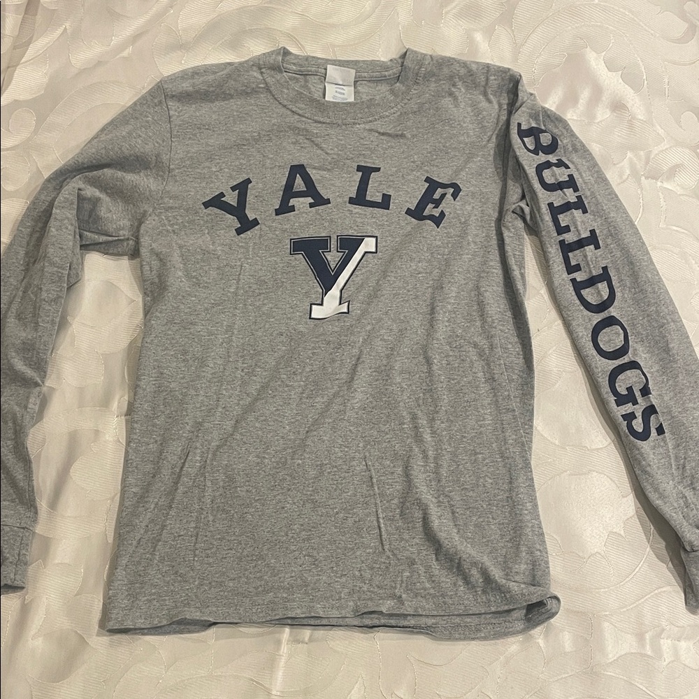 Port and Company Gray Long Sleeve Tee